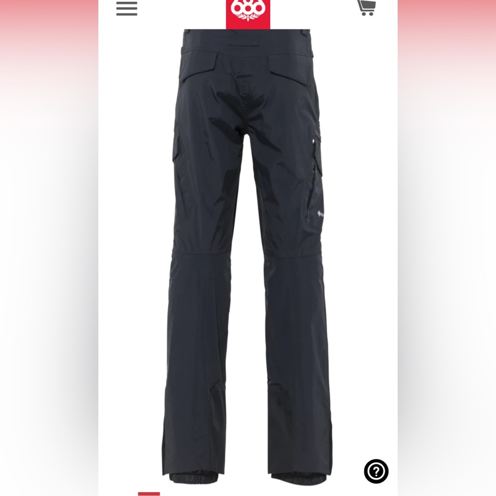 686 Mens Smarty 3X1 cargo ski pants - Picture 2 of 15